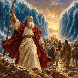Bible Art visual-direction illustration — not a complete video sample