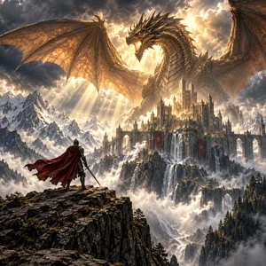 Epic visual-direction illustration — not a complete video sample