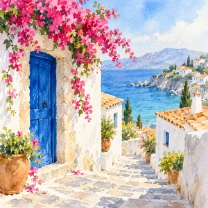 Watercolor visual-direction illustration — not a complete video sample